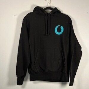 Champion Black Blue White Athleisure Hoodie Love Graphic Unisex Size Medium